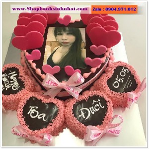 Bánh Sinh Nhật In Hình Ảnh - H337